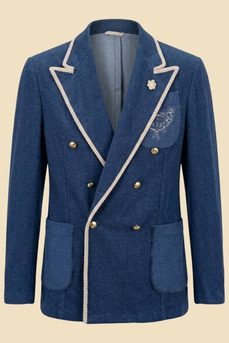 Sponge Double-Breasted Jacket