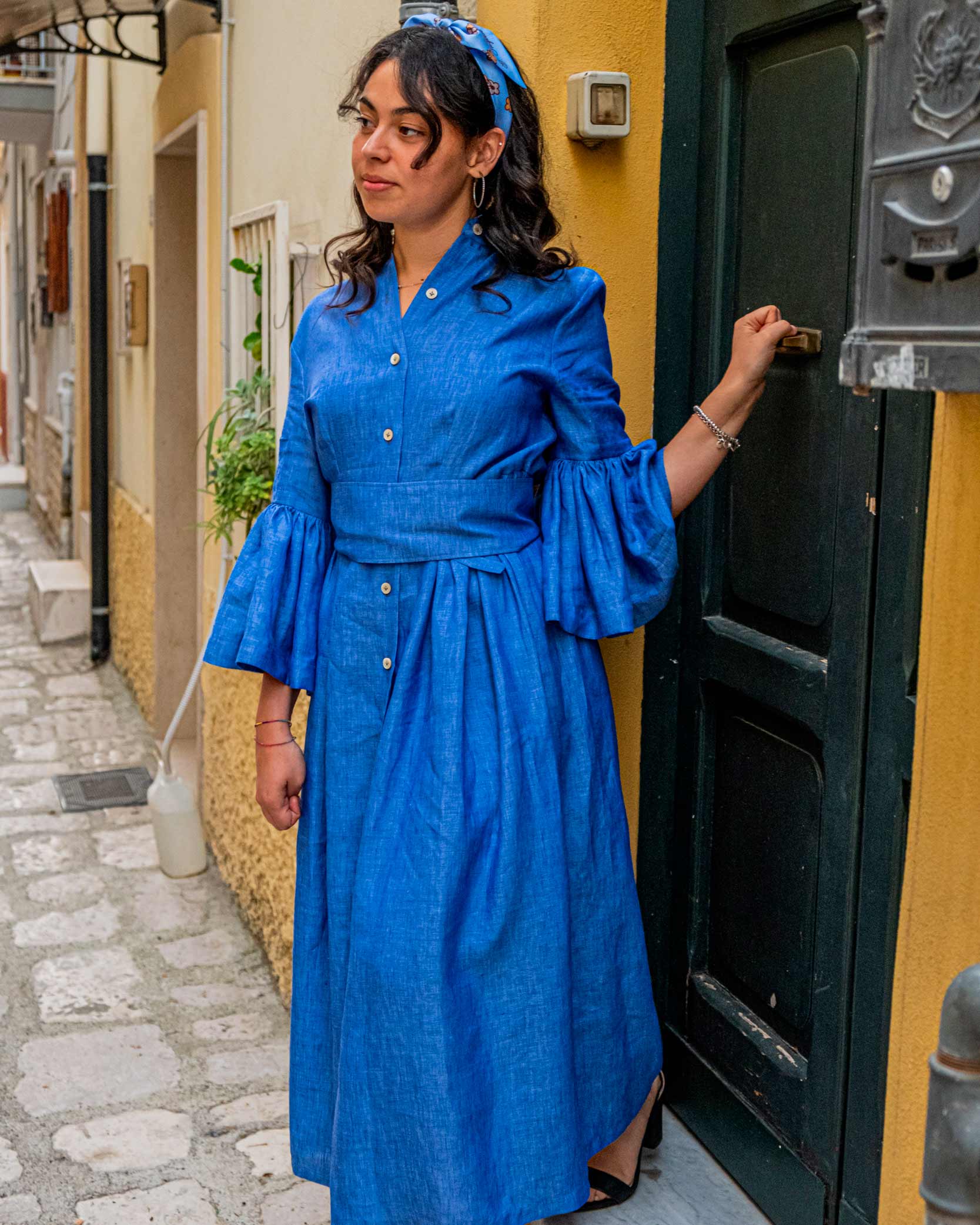 Sveva linen dress from the G. Inglese women’s collection