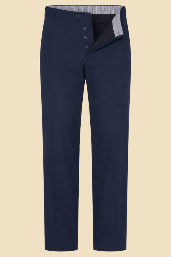 Navy Storm System Tailored Trousers