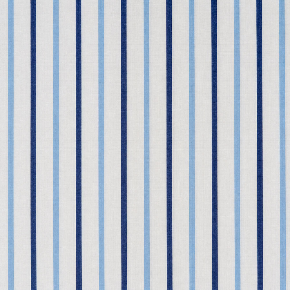 Blue and Light Blue Exclusive Fine Striped Twill