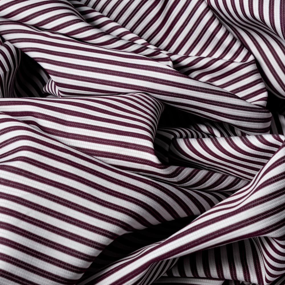 Burgundy Striped Canettè Shirt - Image 2