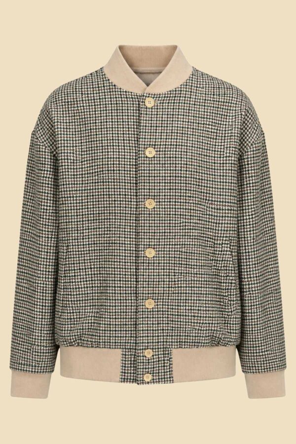 Micro Pied-de-Poule Wool Val Jacket